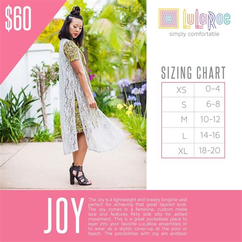 lularoe joy size chart